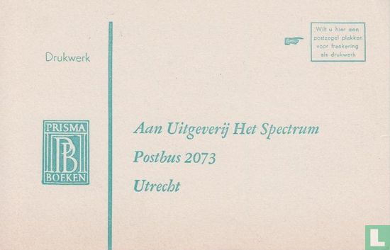 Antwoordkaart Uitgeverij Het Spectrum - Image 1