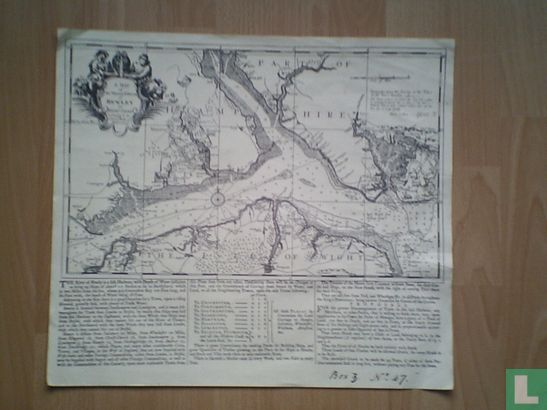 A Map of the Mannor & Haven of Bewley in Hamp-Shire - Image 1