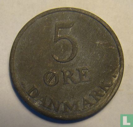 Dänemark 5 Øre 1955 - Bild 2