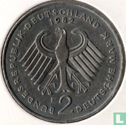 Deutschland 2 Mark 1982 (F - Kurt Schumacher) - Bild 1