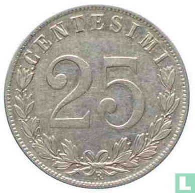 Italien 25 Centesimi 1903 - Bild 2