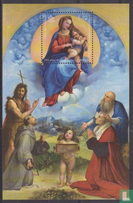 Madonna van Foligno vijfhonderd jaar