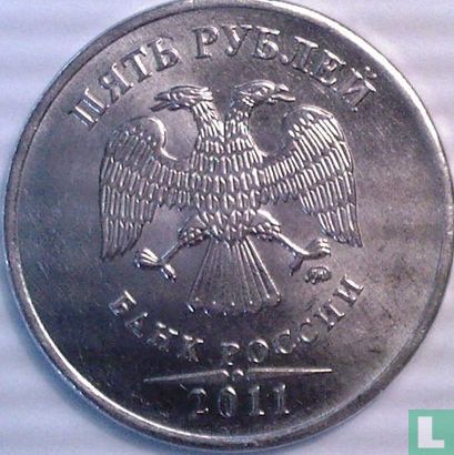 Rusland 5 roebels 2011 - Afbeelding 1