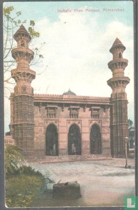 Ahmedabad, Muhafiz Khan Mosque - colour