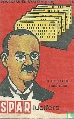Ponskaarten-systeem (1880) - H. Hollerith (1860-1929)