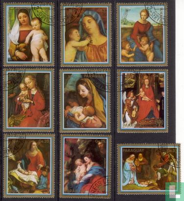 Kerst- en Madonna schilderijen