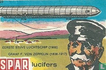Eerste stijve luchtschip (1900) - Graaf F. van Zeppelin (1838-1917)