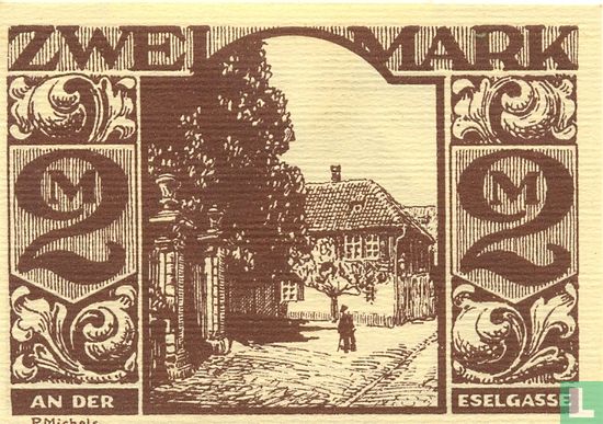 Paderborn, Stadtsparkasse - 2 Mark 1921 - Bild 2