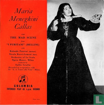 Maria Meneghini Callas sings The Mad Scene from I Puritani - Afbeelding 1