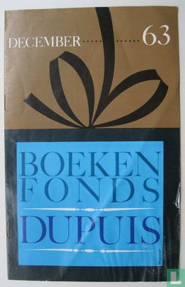 Boekenfonds Dupuis december 1963 - Image 1