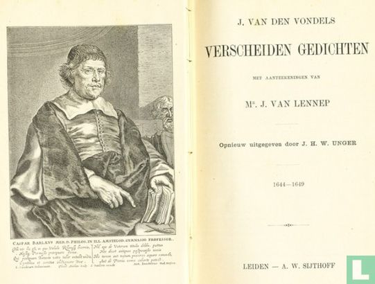 J. van den Vondels Verscheiden Gedichten - Image 3
