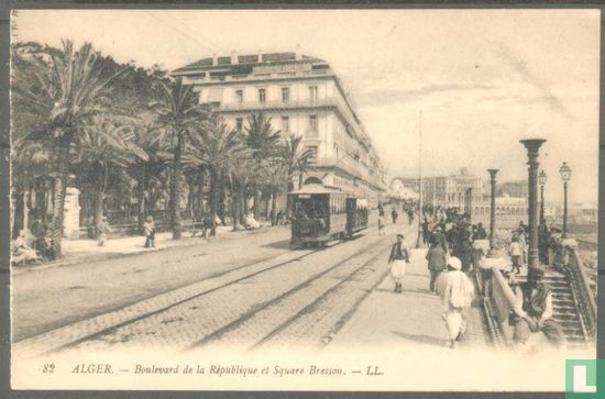 Alger, Boulevard de la République et Square Bresson