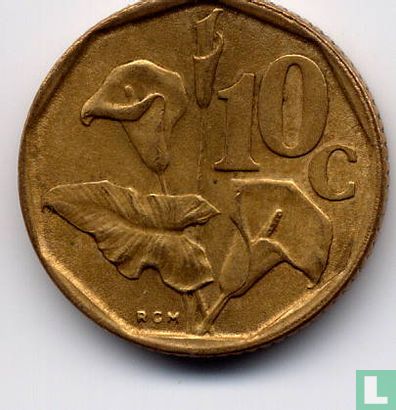 South Africa 10 cents 1993 - Image 2