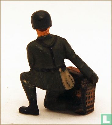 German soldier with Pigeon basket - Image 2
