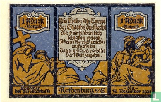 Rothenburg 1 Mark - Image 1