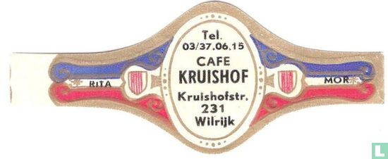 Tel. 03/37.06.15 Cafe Kruishof Kruishofstr. 231 Wilrijk - Rita - Mor - Image 1