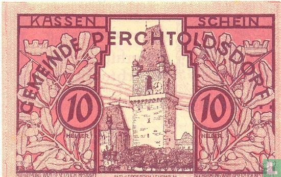 Perchtoldsdorf 10 Heller 1920 - Afbeelding 1