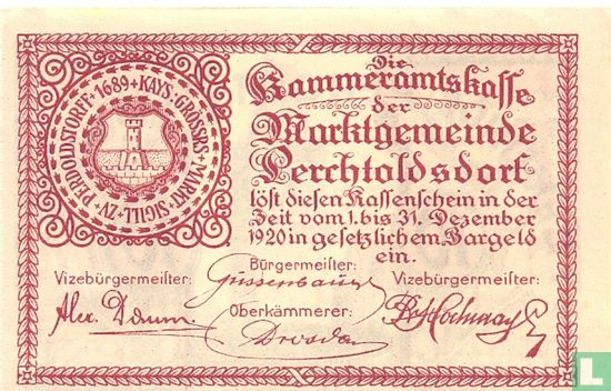 Perchtoldsdorf 10 Heller 1920 - Afbeelding 2