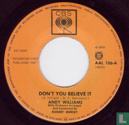 Don’t You Believe It - Image 1