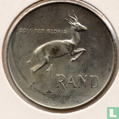 Afrique du Sud 1 rand 1971 - Image 2