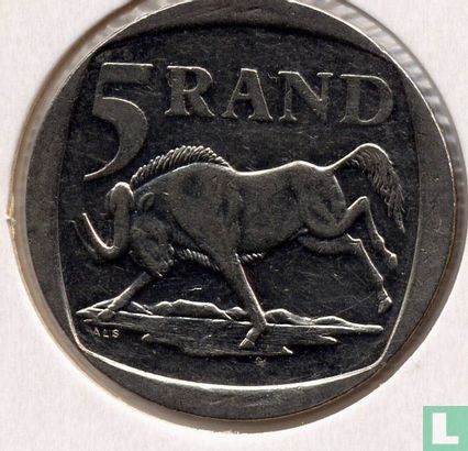 Afrique du Sud 5 rand 1998 - Image 2