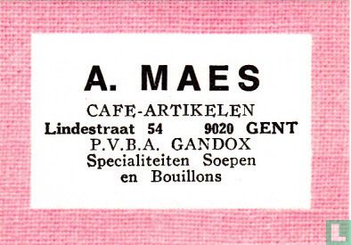 A. Maes Cafe-artikelen
