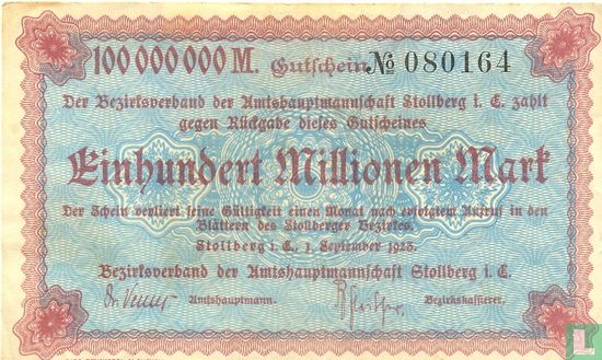 Stollberg 100 Millionen Mark - Bild 1