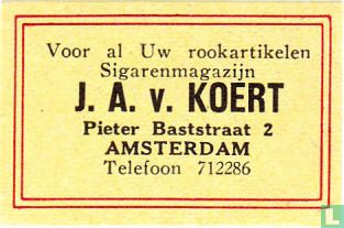 Sigarenmagazijn J.A.v. Koert - Afbeelding 1