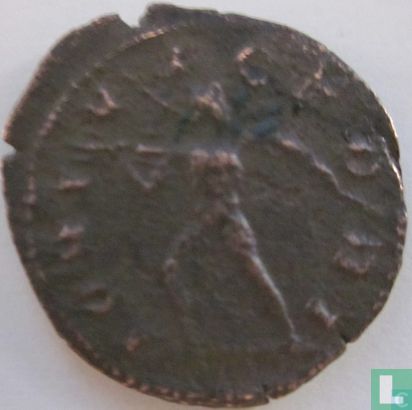 Gallische Rijk, AE Antoninianus, 267-268 AD, Postumus (IOVI VICTORI) - Afbeelding 1