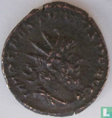 Gallische Rijk, AE Antoninianus, 267-268 AD, Postumus (IOVI VICTORI) - Afbeelding 2