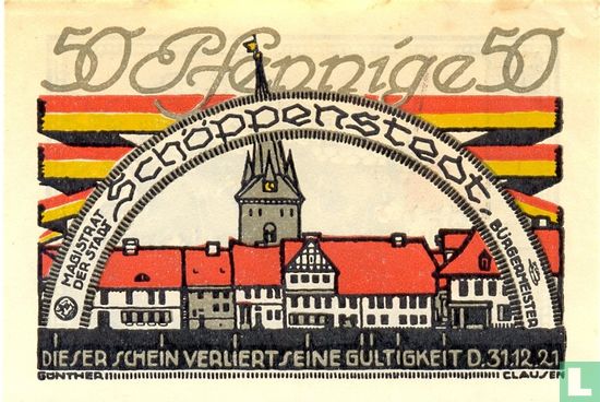 Schöppenstedt, Stadt - 50 Pfennig (4) ND (1922) - Image 1