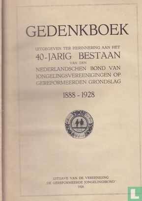 Gedenkboek 1888-1928.  - Image 2