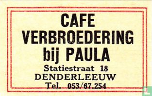 Cafe Verbroedering bij Paula