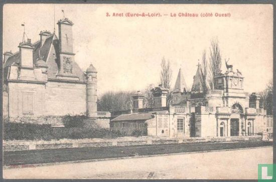 Anet, Le Château (Cote Ouest) 