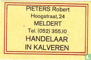 Pieters Robert Handelaar in kalveren