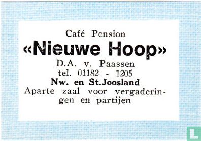 Café Pension "Nieuwe Hoop"