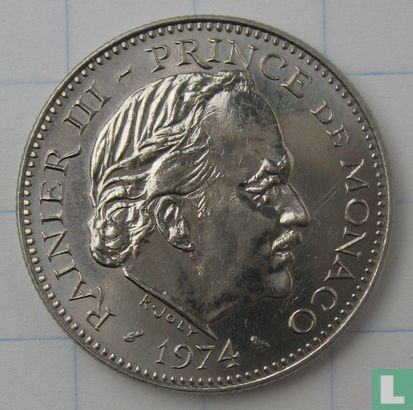 Monaco 5 francs 1974 - Image 1
