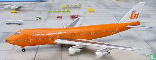 Braniff International - 747-100 "Orange - Jelly Bean"