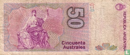 Argentinië 50 Australes 1986 - Afbeelding 2