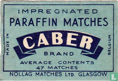 Paraffin matches Caber