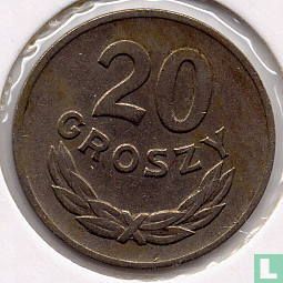 Polen 20 groszy 1949 (koper-nikkel) - Afbeelding 2