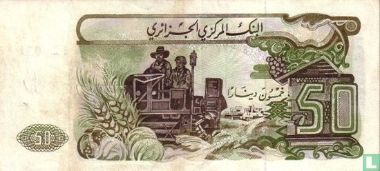Algerije 50 Dinars - Afbeelding 2