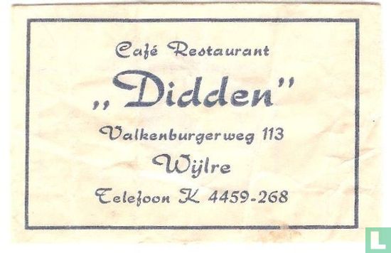 Café Restaurant "Didden" - Image 1