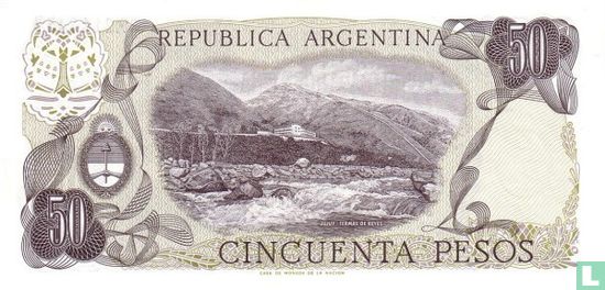 Argentinië 50 Pesos 1976 - Afbeelding 2