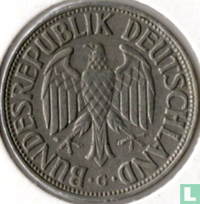 Allemagne 1 mark 1960 (G) - Image 2
