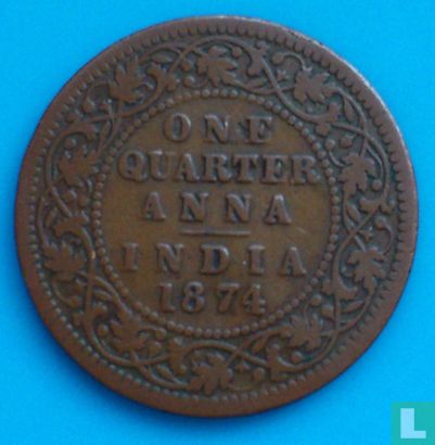 Brits-Indië ¼ anna 1874 - Afbeelding 1