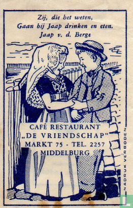 Café Restaurant "De Vriendschap" - Afbeelding 1