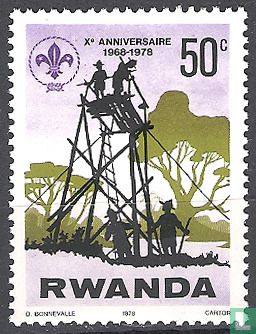 10e anniv. scoutisme Rwanda