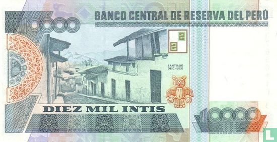 Peru 10000 Intis  - Bild 2