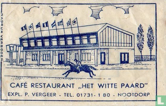 Café Restaurant "Het Witte Paard" - Image 1